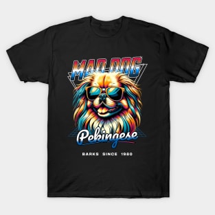 Mad Dog Pekingese Dog T-Shirt